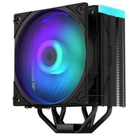 Endorfy Fera 5 Black ARGB Chladič, pro CPU, pro Intel i AMD, 120mm ventilátor, 4 heatpipe, ARGB, PWM, ultratichý, černá