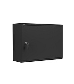 LANBERG 19" RACKOVÁ SKŘÍŇ PRO MONTÁŽ NA STĚNU 4U+3U/540X200 NÍZKOPROFILOVÁ ČERNÁ (SMONTOVANÁ)