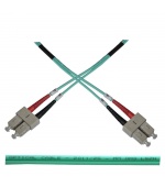 Optický patch kabel duplex SC-SC 50/125 MM 1m OM3