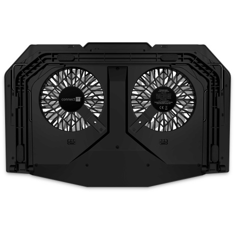 CONNECT IT NEO RGB chladicí podložka pod notebook, ČERNÁ