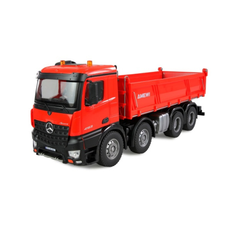 RC sklápěč Mercedes-Benz Arocs 8x4/4 4WD 1:18 RTR červený