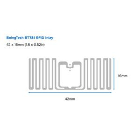 Zebra Label, Polypropylene, 44x19mm; Thermal Transfer, MATTE WHITE POLYPROPYLENE, Permanent Adhesive, 76mm Core, RFID, 5000 Labels