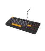 Genesis herní klávesnice THOR 230/TKL/RGB/Outemu Red/Drátová USB/US layout/Anchor Negative Šedá