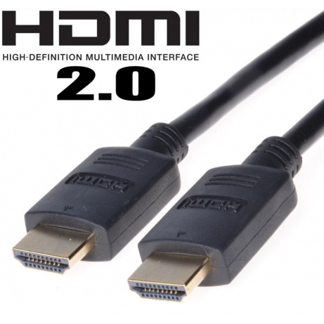 PremiumCord HDMI 2.0 High Speed+Ethernet, zlacené konk., 7,5m