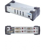 ATEN DVI video přepínač 4 PC - 1 DVI monitor+4xcin