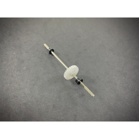 Drive Shaft with Gear 1:24 Scale