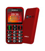 Mobiola MB700 Senior, červený + stolní nabíječka - MB700R