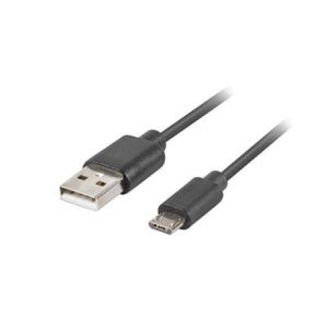 LANBERG Micro USB (M) na USB-A (M) 2.0 kabel 1,8m, černý, rychlé nabíjení 3.0