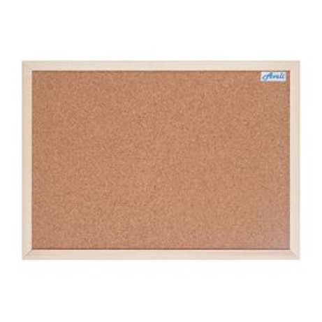 AVELI Korková nástěnka 60x90, dřevěný rám