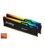 Kingston FURY Beast EXPO/DDR5/32GB/5600MHz/CL36/2x16GB/RGB/Black