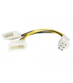 Redukce napájecí 5.25" Molex-6 pin pro graf.karty