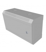 10" rack jednodílný 4U/140 DATACOM Šedý plech.dveře