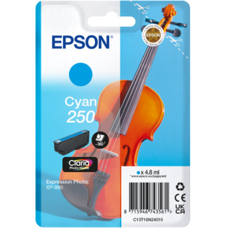 Epson Singlepack Cyan 250 ink