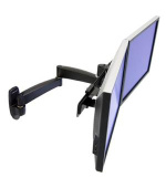ERGOTRON 200 Series Dual Monitor Arm, nástěnný držák pro 2 LCD,max 22", černý