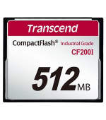 Transcend 512MB INDUSTRIAL TEMP CF200I CF CARD, paměťová karta (SLC)