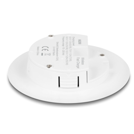 Delock Bezdrátová rychlonabíječka 15 W pro stolní montáž bílá