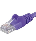 PremiumCord Patch kabel UTP RJ45-RJ45 CAT6 1,5m fialová