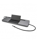 i-tec USB-C Metal Ergonomic 4K 3x Display Docking Station, Power Delivery 85W