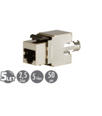 Zařezávací keystone Solarix CAT5E STP SXKJ-5E-STP-BK