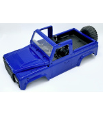 Použitá modrá karoserie pro RC auto RMT LAND ROVER 1/12