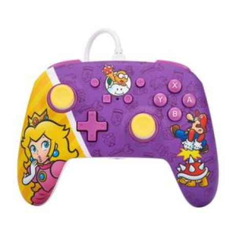 PowerA Enhanced Wired Controller for Nintendo Switch - Princess Peach Battle