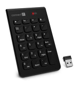CONNECT IT NumCALC bezdrátová numerická klávesnice, (+ 1x AAA baterie zdarma), ČERNÁ