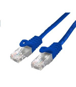 C-TECH Kabel patchcord Cat6, UTP, modrý, 5m