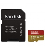 SanDisk Extreme microSDXC 64GB 160MB/s + adaptér