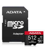 Adata High Endurance/Micro SD/512GB/UHS-I U3 / Class 10/+ Adaptér
