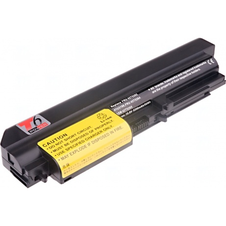 Baterie T6 Power pro IBM ThinkPad T61 14,1 wide, R61 14,1 wide, R400, T400, 5200mAh, 56Wh, 6cell