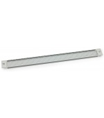 19' záslepka 3U plastový zámek, síto 75%-4mm