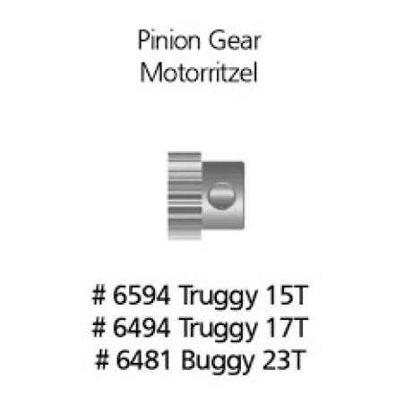 DF models Pastorek motoru 23 zubů pro Buggy