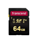 Transcend 64GB SDXC 700S (Class 10) UHS-II U3 V90 MLC paměťová karta, 285 MB/s R, 180 MB/s W