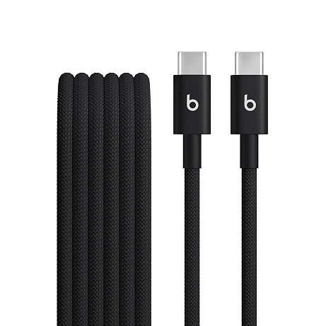 Beats 240W USB-C/USB-C Braided Cable (3m)- Black
