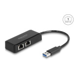 Delock Adaptér USB Typu-A sítě 2 x Gigabit LAN