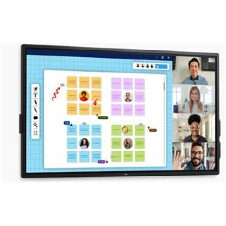 Dell P7525QT 75" IPS Multi-Touch/3840x2160/8ms/400cd/m2/1200:1/2xHDMI/2xDP/RJ45/2xUSB-C/3xUSB-A/3xUSB-B/Repro/černý