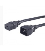 PremiumCord Kabel síťový prodlužovací 230V 16A 3m, konektory IEC 320 C19 - IEC 320 C20