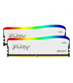 Kingston FURY Beast White/DDR4/32GB/3200MHz/CL16/2x16GB/RGB/White