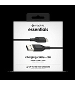 Univerzální kabel USB-A/USB-C 2m černý