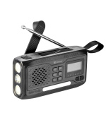 Sandberg Survivor All-in-1 DAB Radio 4500 mAh, multifunkční outdoorové rádio, černé