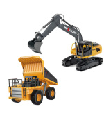Set RC bagr + RC dump truck 1/24