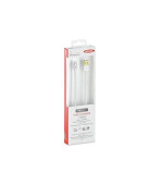 Ednet - Apple IP5/6 nabíjecí a datový kabel, Apple 8pin - USB A St/St, 1,0m, High Speed UL, MF, zlacené konektory