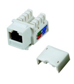 DATACOM Keystone RJ45 UTP CAT5E (DUAL) MINI bílý
