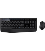 Logitech klávesnice s myší Wireless Combo MK345, CZ + SK, černá