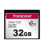Transcend 4GB INDUSTRIAL TEMP CFAST CFX722I (MLC) paměťová karta (SLC mode), 510MB/s R, 355MB/s