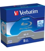 VERBATIM BD-R SL (6x, 25GB),NON-ID, 5ks/pack