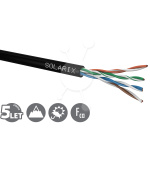 Instalační kabel Solarix CAT5E UTP PE Fca venkovní 100m/box SXKD-5E-UTP-PE