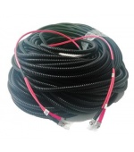 Předkonektorovaný optický kabel, 2+2LC 9/125um SM,160m