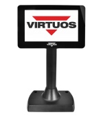 7" LCD barevný zákaznický displej Virtuos SD700F, USB, černý
