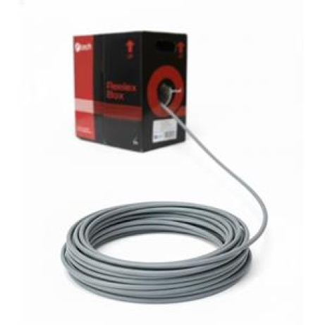 C-TECH Eth kabel UTP drát CCA c5e 305m, šedá